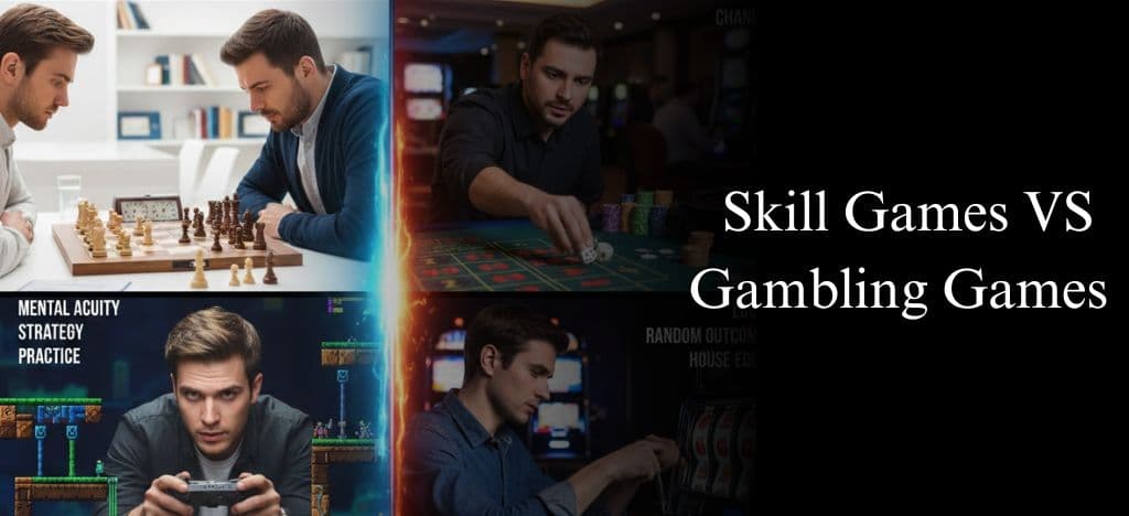 Skill Games VS Gambling Games: What's the Difference